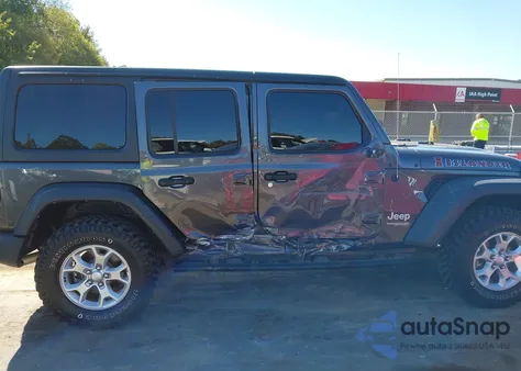 2021 Jeep Wrangler Unlimited Islander 4X4 из США, поврежденный, VIN 1C4HJXDG0MW773005